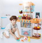   Mama Kiddies 43 részes 72 cm magas KitchenStar babakonyha szett narancs színben
