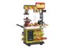 Mama Kiddies 82 részes 102 cm magas Fast Food stand zöld színben