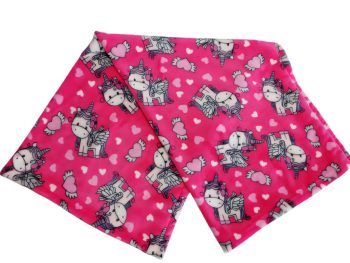 Plüss babatakaró 75x100 cm - unikornis mintával Plüss babatakaró 75x100 cm - unikornis mintával