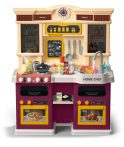   Mama Kiddies 85 részes 83 cm magas Home Chef lila játék babakonyha szett kiegészítőkkel