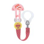 MAM Cumitartó csipesz+szívókavédő / Clip-It+cover - rózsaszín tigris MAM Cumitartó csipesz+szívókavédő / Clip-It+cover - rózsaszín tigris