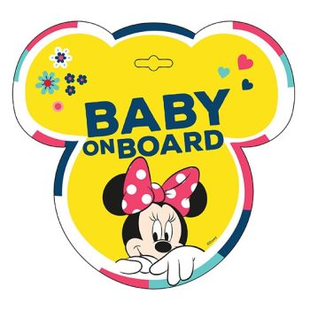 Baby on board jelzés - Minnie