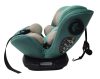 ISOFIX-es 360°-ban forgatható Mama Kiddies Racing biztonsági autósülés (40 -125 cm) zöld színben + Ajándék fejvédő párna