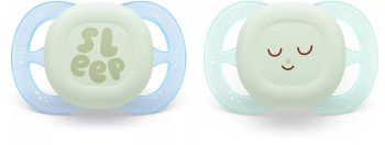 Philips AVENT SCF075/08 Játszócumi ultra start éjszakai 0-2hó 2 db - fiús Philips AVENT SCF075/08 Játszócumi ultra start éjszakai 0-2hó 2 db - fiús