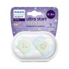 Philips AVENT SCF075/08 Játszócumi ultra start éjszakai 0-2hó 2 db - fiús Philips AVENT SCF075/08 Játszócumi ultra start éjszakai 0-2hó 2 db - fiús