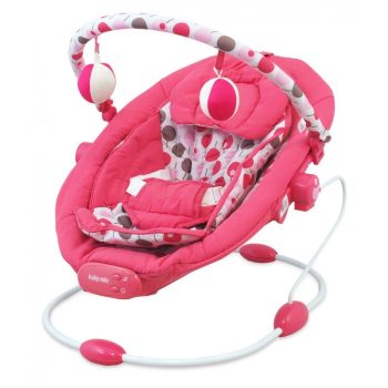 Baby Mix rezgős pihenőszék pink színben