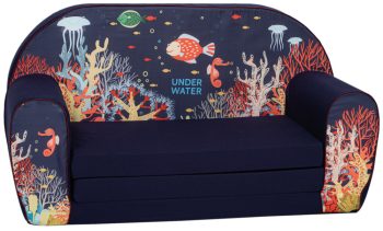 Mama Kiddies prémium szétnyitható dupla gyerekfotel - Under the sea