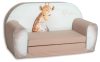 Mama Kiddies prémium szétnyitható dupla gyerekfotel - Giraffe on Mana
