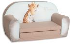   Mama Kiddies® szétnyitható dupla gyerekfotel és gyerekkanapé – Giraffe on Mana