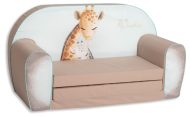   Mama Kiddies® szétnyitható dupla gyerekfotel és gyerekkanapé – Giraffe on Mana