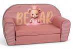   Mama Kiddies prémium szétnyitható dupla gyerekfotel - Bear Princess