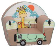 Mama Kiddies prémium babafotel - Giraffe on the Jeep