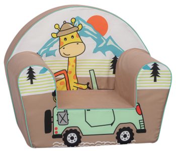 Mama Kiddies® babafotel és gyerekfotel – Giraffe on the Jeep
