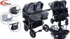 Mama Kiddies TWIN 3az1-ben ikerbabakocsi kiegészítőkkel szürke színben + Ajándék Mama Kiddies TWIN 3az1-ben ikerbabakocsi kiegészítőkkel szürke színben + Ajándék