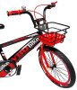MK YB collection Yterra kerékpár fekete-piros színben 20" + ajándék