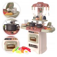   62 cm magas Home Kitchen babakonyha szett 29 kiegészítővel narancs színben