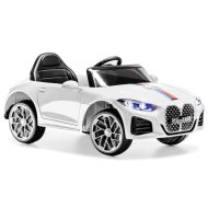   Elektromos sportautó gyerekeknek tripla motorral (3x35W), ringató funkcióval és távirányítóval - fehér színben