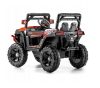 Buggy három motoros elektromos terepjáró piros-fekete színben szülői távirányítóval