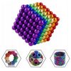 216 db 3 mm-es szivárvány színű mágneses NeoCube golyó