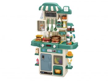 48 részes Mama Kiddies Kitchen Multi-Function babakonyha szett zöld színben