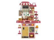   48 részes Mama Kiddies Kitchen Multi-Function babakonyha szett piros színben