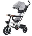 MK H-Trike Hawk tricikli 360 fokban forgatható üléssel szülőkormánnyal és lábtartóval szürke színben MK H-Trike Hawk tricikli 360 fokban forgatható üléssel szülőkormánnyal és lábtartóval szürke színben