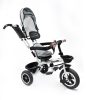 MK H-Trike Hawk tricikli 360 fokban forgatható üléssel szülőkormánnyal és lábtartóval szürke színben MK H-Trike Hawk tricikli 360 fokban forgatható üléssel szülőkormánnyal és lábtartóval szürke színben