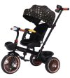 MK H-Trike Highline tricikli 360 fokban forgatható üléssel és szülőkormánnyal fekete színben MK H-Trike Highline tricikli 360 fokban forgatható üléssel és szülőkormánnyal fekete színben