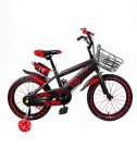   MK YB collection Yoyo kerékpár fekete-piros színben 16" + ajándék