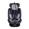 ISOFIX-es 360° -ban forgatható Mama Kiddies iSize Journey biztonsági autósülés (40–150 cm) szürke színben ajándék napvédővel