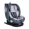 ISOFIX-es 360° -ban forgatható Mama Kiddies iSize Journey biztonsági autósülés (40–150 cm) szürke színben ajándék napvédővel