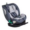 ISOFIX-es 360° -ban forgatható Mama Kiddies iSize Journey biztonsági autósülés (40–150 cm) szürke színben ajándék napvédővel