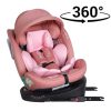 ISOFIX-es 360° -ban forgatható Mama Kiddies iSize Journey biztonsági autósülés (40–150 cm) pink színben ajándék napvédővel ISOFIX-es 360° -ban forgatható Mama Kiddies iSize Journey biztonsági autósülés (40–150 cm) pink színben ajándék napvédővel