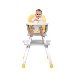   Mama Kiddies Denver 6az1-ben multifunkciós etetőszék sárga színben ajándék játékkészlettel