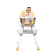   Mama Kiddies Denver 6az1-ben multifunkciós etetőszék sárga színben ajándék játékkészlettel