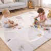 Kétoldalas, összecsukható habszivacs játszószőnyeg 150×200 cm – Léggömbök / Utca minta Kétoldalas, összecsukható habszivacs játszószőnyeg 150×200 cm – Léggömbök / Utca minta