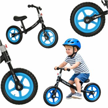 Trike Fix Balance állítható gyermek futóbicikli 28 cm-es kerekekkel, 35 kg-ig – fekete-kék Trike Fix Balance állítható gyermek futóbicikli 28 cm-es kerekekkel, 35 kg-ig – fekete-kék