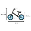 Trike Fix Balance állítható gyermek futóbicikli 28 cm-es kerekekkel, 35 kg-ig – fekete-kék Trike Fix Balance állítható gyermek futóbicikli 28 cm-es kerekekkel, 35 kg-ig – fekete-kék