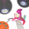 Rajzolni tanító vetítőgép sablonokkal lila színben