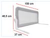 Leesésgátló 150 cm szürke színben