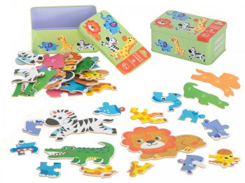 Készségfejlesztő puzzle safari 25 db - os