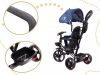 Fix Lite 3in1 tricikli szülőkormánnyal és lábtartóval kék színben (360°-ban forgatható ülés)