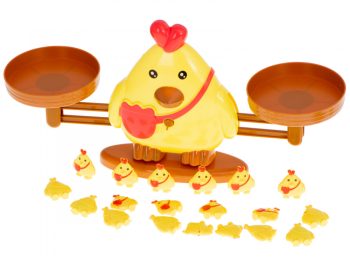 Csirkés fejlesztő játék és mérleg gyermekeknek