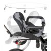 Trike Fix V3 tricikli szülőkormánnyal és lábtartóval fekete színben (360°-ban forgatható ülés)