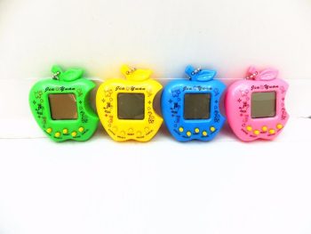 49 az 1-ben Tamagotchi virtuális allatka játék alma formában - kék