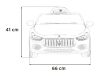 Maserati Ghibli elektromos autó gyerekeknek - fehér színben Maserati Ghibli elektromos autó gyerekeknek - fehér színben