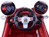 Retro elektromos autó távirányítóval - Piros