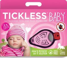 Tickless Ultrahangos kullancsriasztó baby rózsaszín OLD