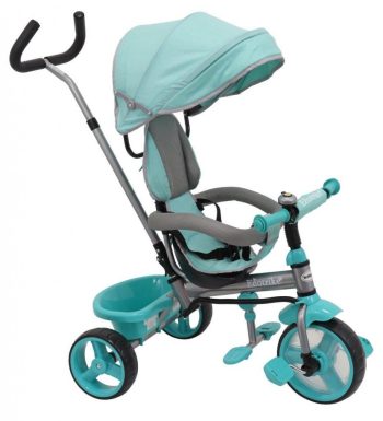 Baby Mix Ecotrike 2 gyermek tricikli türkiz zöld színben