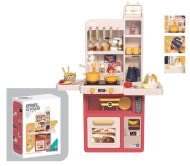   Mama Kiddies 47 részes 88 cm magas Spray Kitchen babakonyha szett piros színben